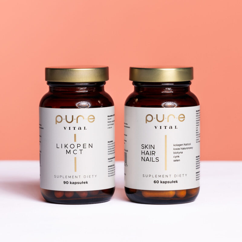 ZESTAW SKIN, HAIR, NAILS + LIKOPEN & MCT